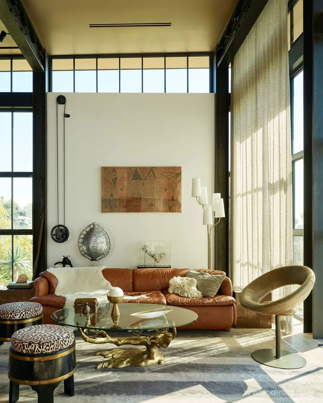 洛杉矶山巅的中世纪城堡与现代生活交融-30