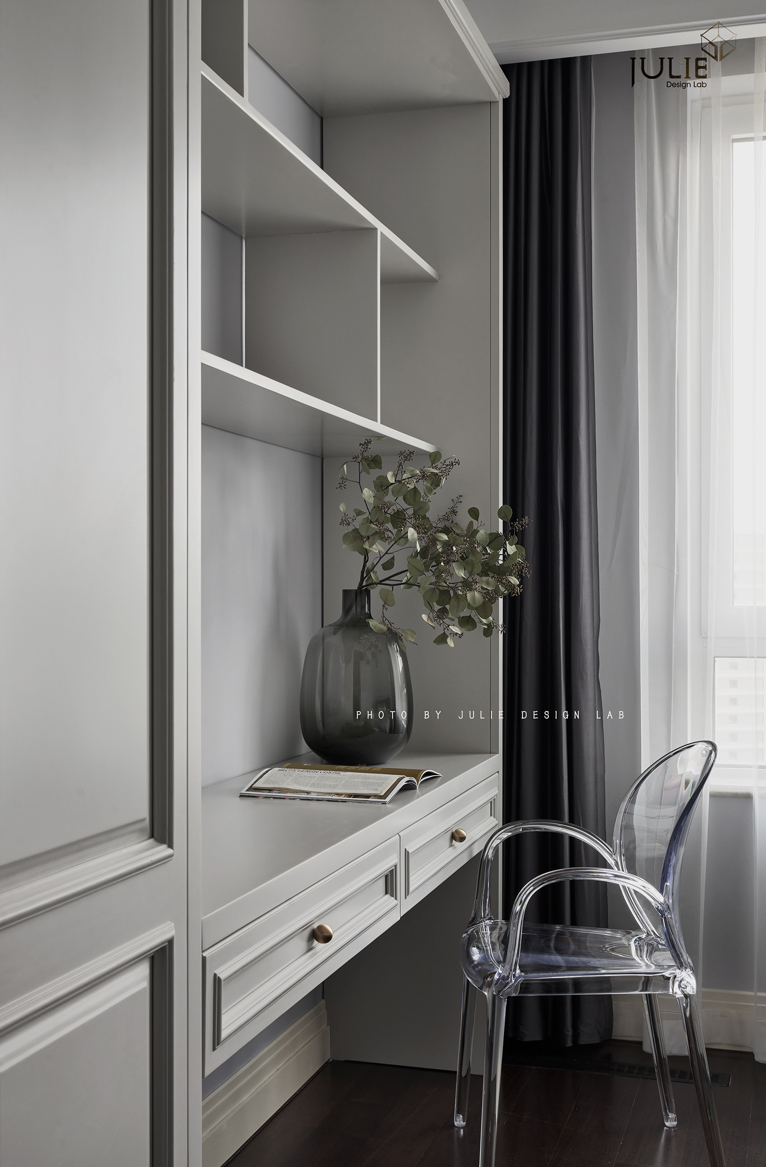 法式轻奢浪漫住宅设计丨中国杭州丨JULIE 软装设计-49