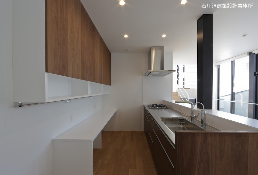 スキップフロアの家　ハコノオウチ13丨日本京都丨石川淳建築設計事務所,アトリエきんぎょばち・石川直子-35
