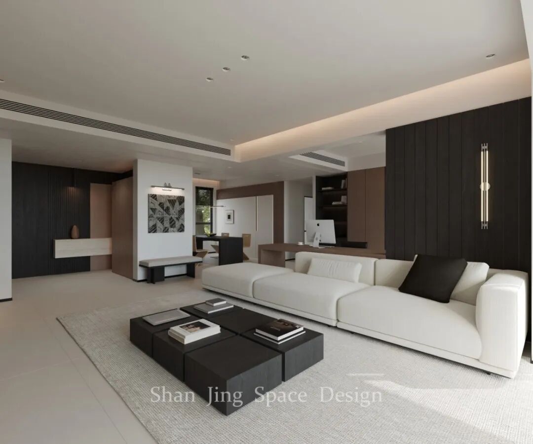 山境空间新案 |意式极简：一个关于光、空间与质感的家-30