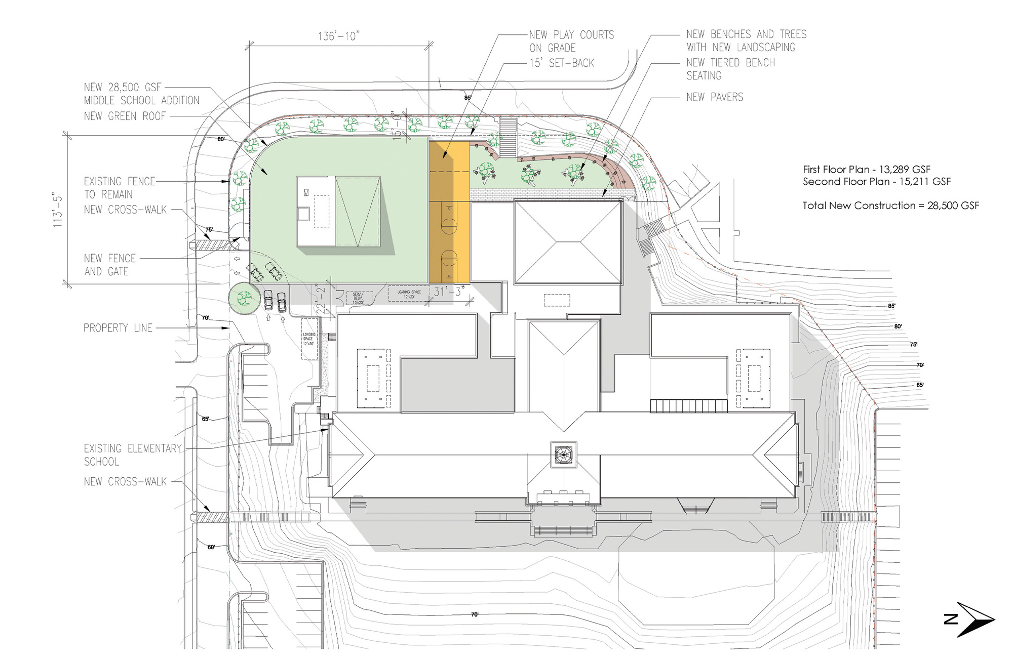 Two Rivers Public Charter School 中学丨美国华盛顿丨Studio Twenty Seven Architecture-21