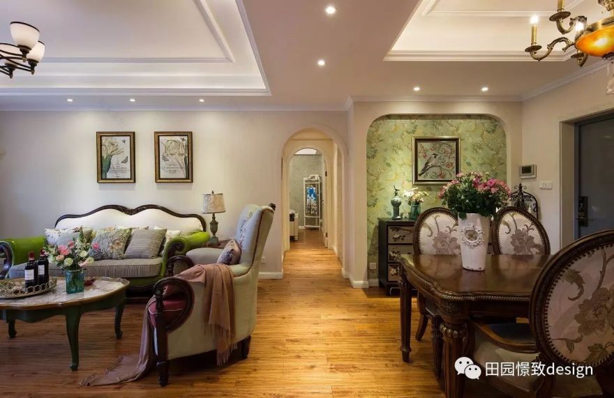 德阳凯丽景湖 130 平米美式田园旧房改造,女神的私密花园-36