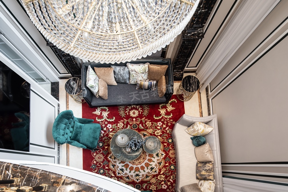 中交漫山法式轻奢联排别墅实景案例丨天古装饰-8