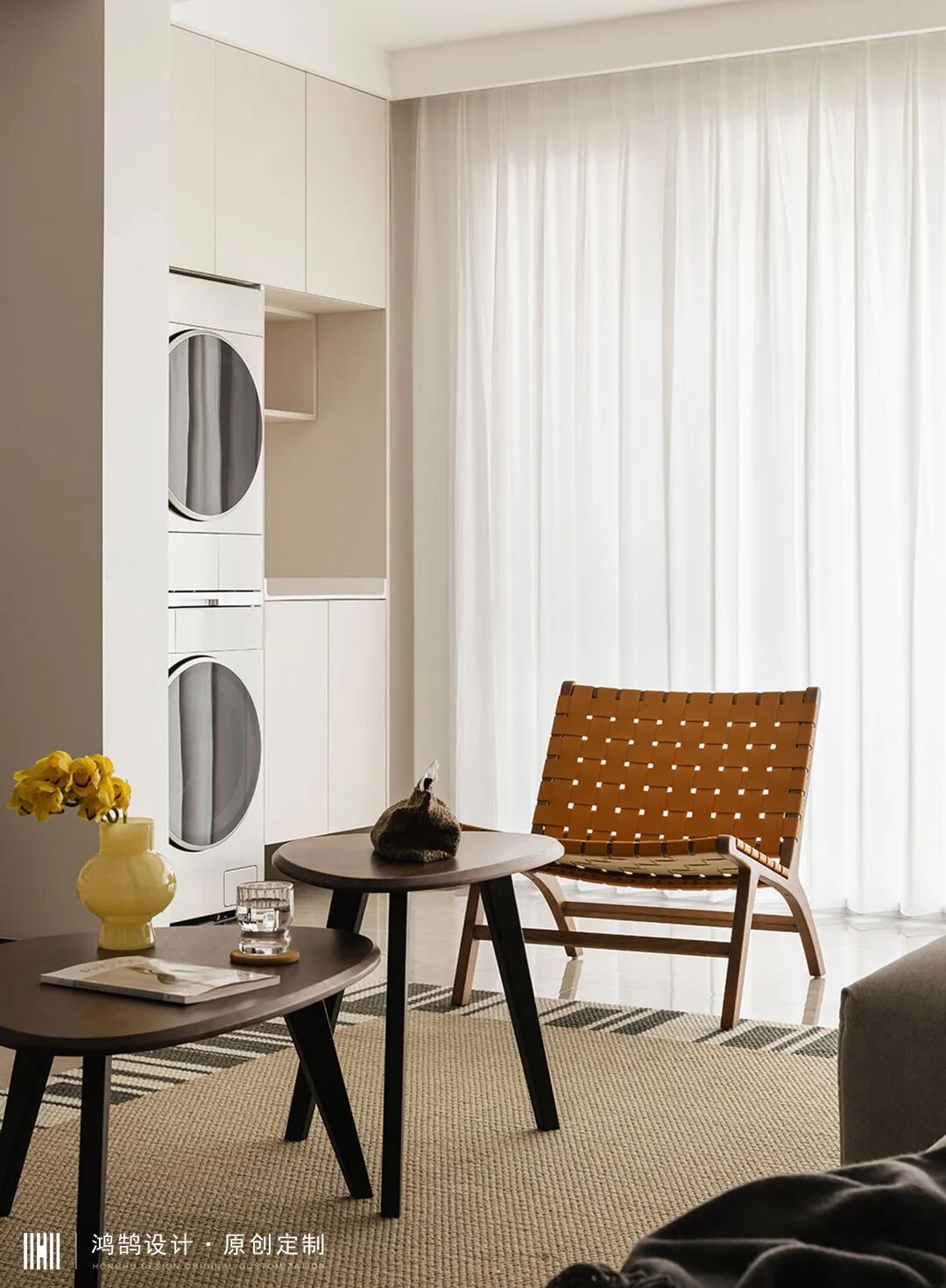 140㎡精装改造|人文原木风，改善型住宅省钱又省力-7