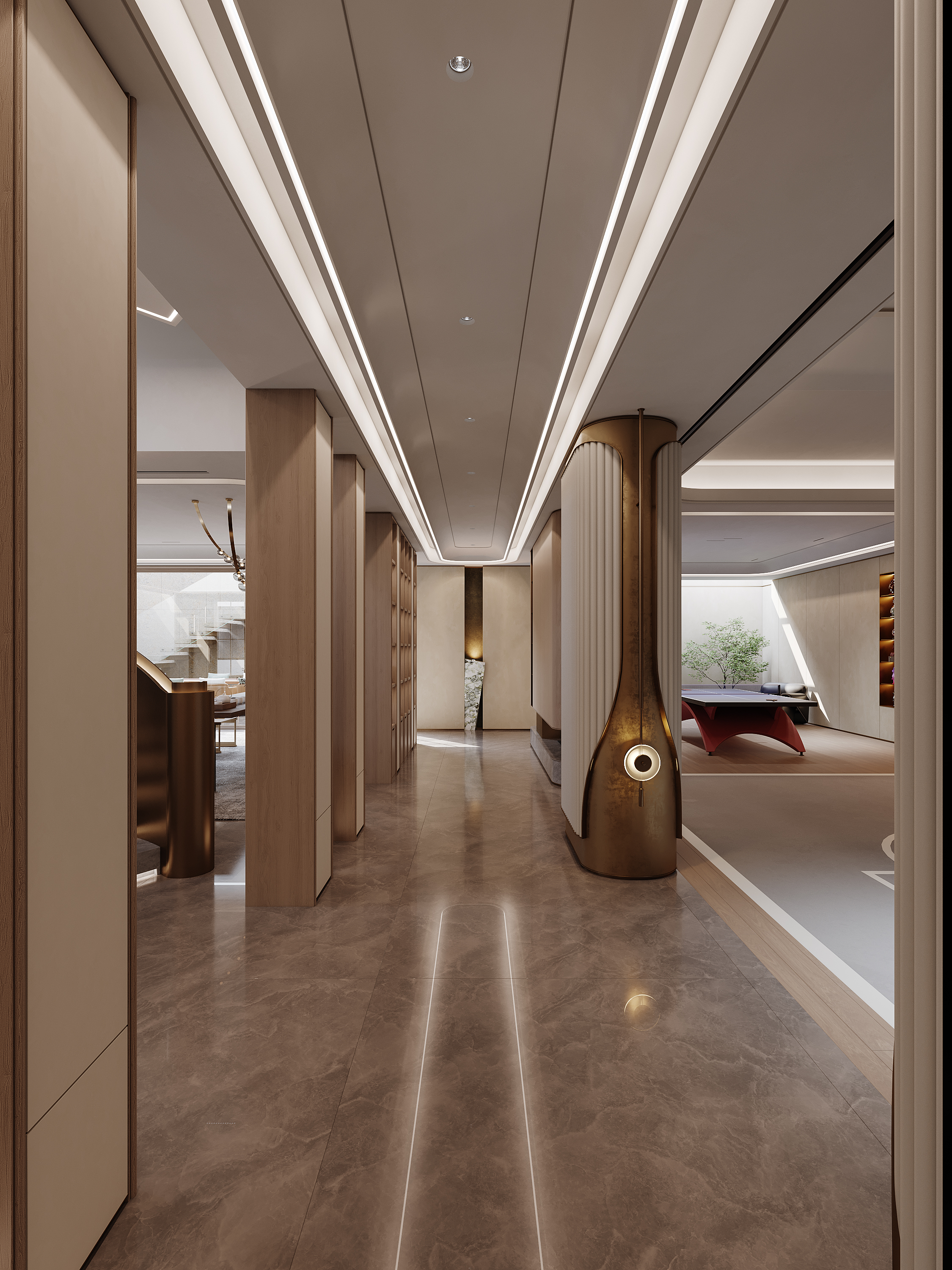 轻奢风别墅设计-16