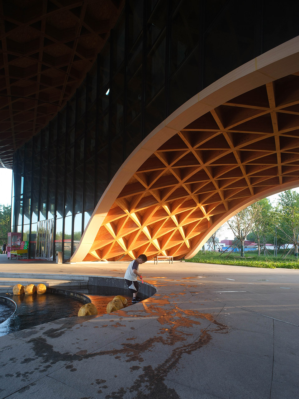 定州丝路友谊园滨水餐厅丨中国河北丨清华大学建筑设计研究院素朴工作室,广州博厦建筑设计研究院有限公司-33