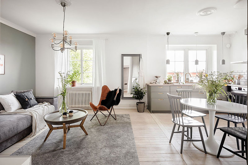 绿色乡村氛围的哥德堡公寓设计-5