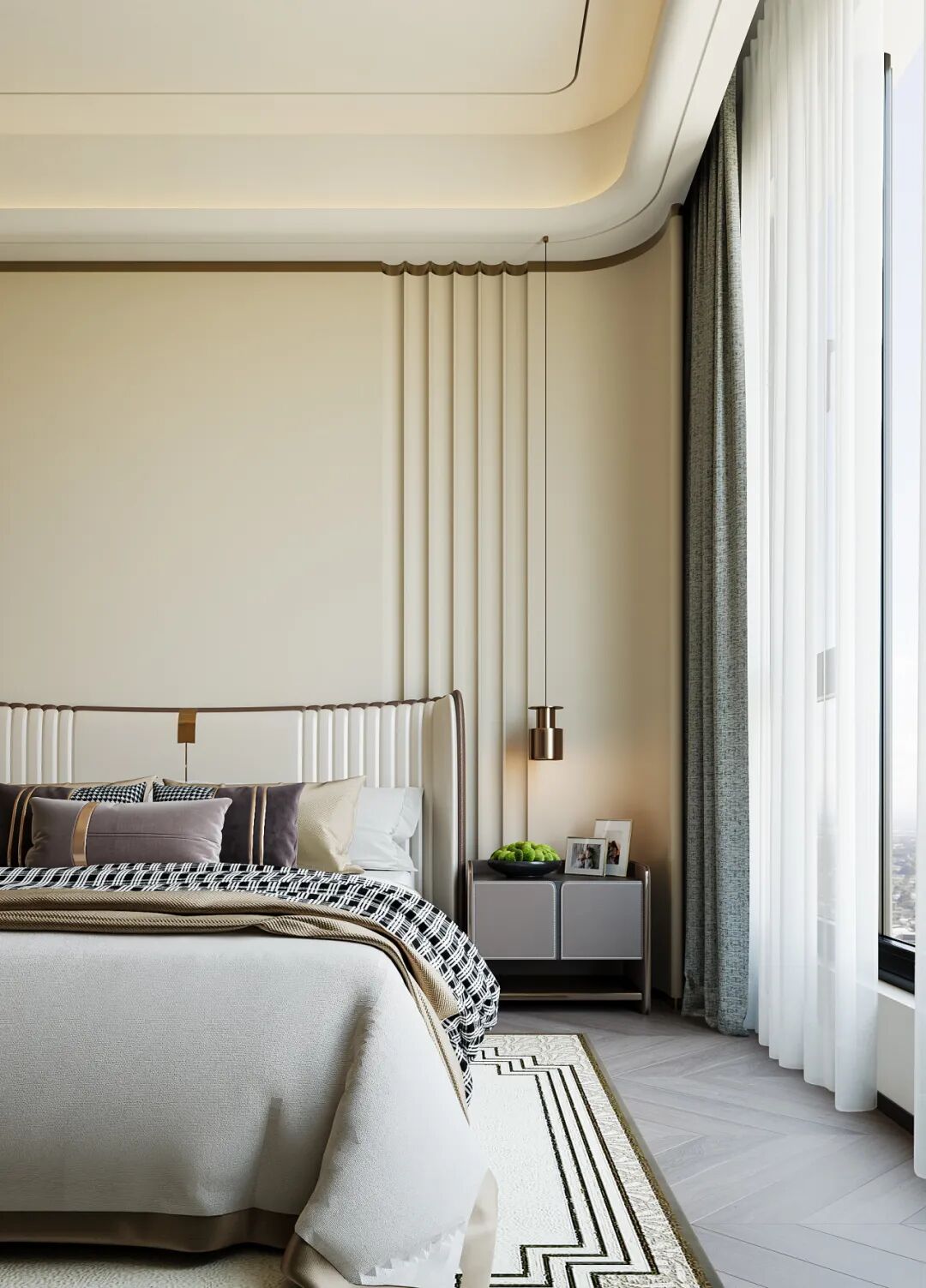 600㎡现代轻奢风丨浏河景苑丨中国湖南丨纵向·空间设计-76