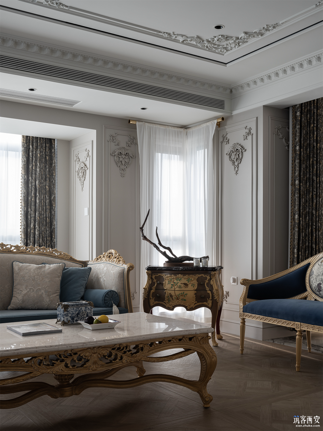 得然 · 西安270㎡叠拼私宅设计丨中国西安丨OZD本来空间设计-35