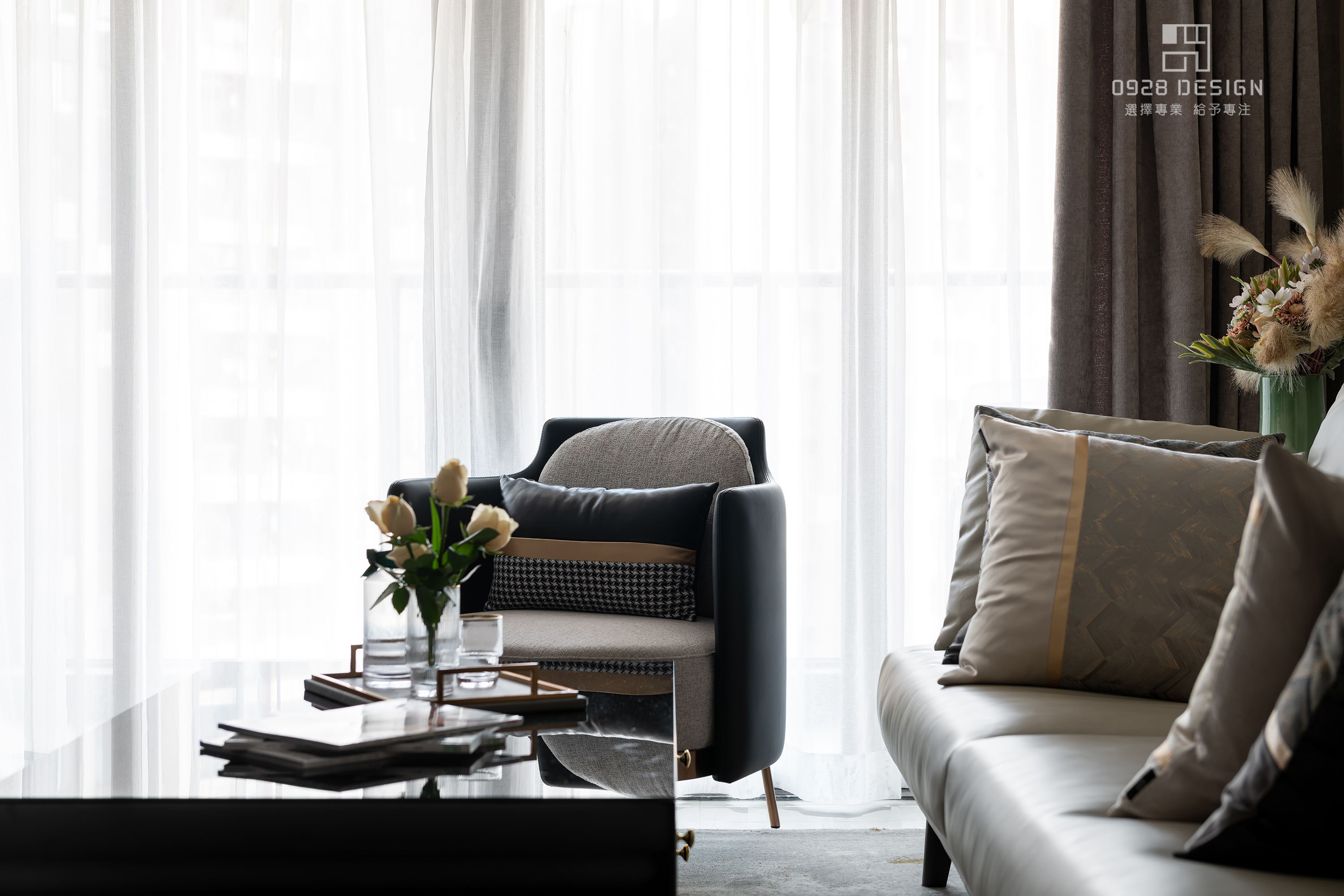 玖龙玺花园的后现代混搭家居设计-22