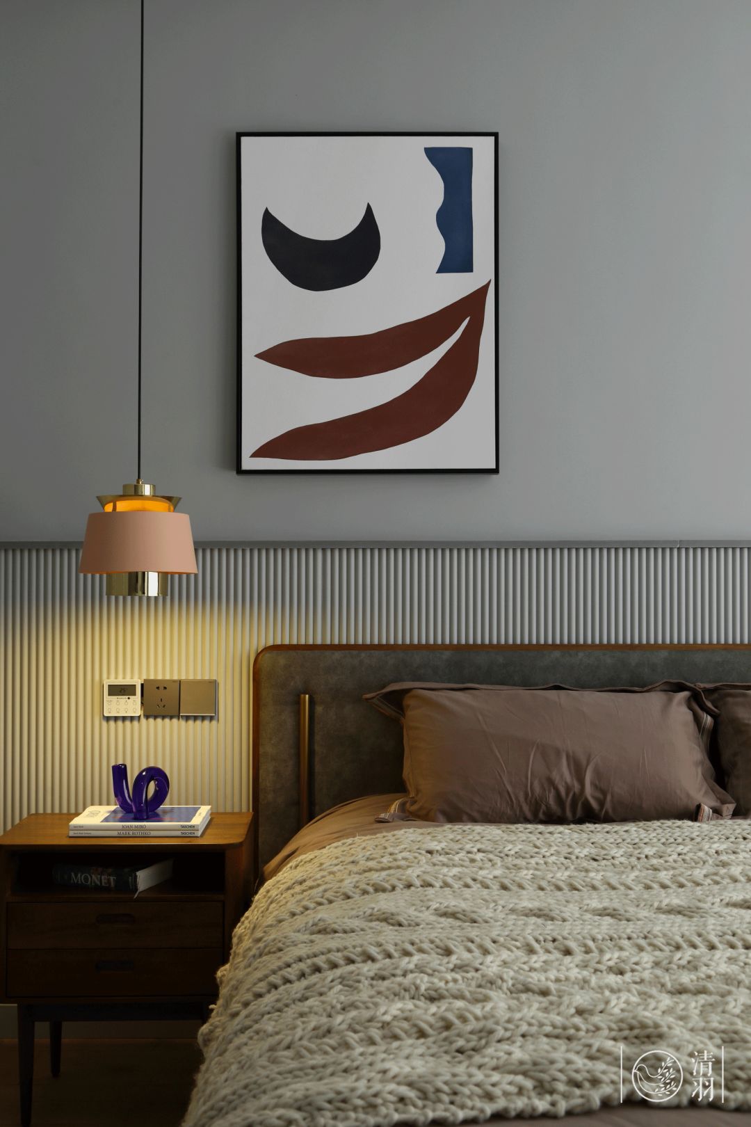 幸福诠释家的温暖——现代精致四口之家设计-63