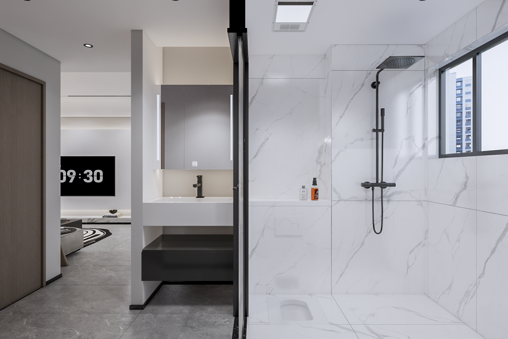 现代极简黑白灰|Modern minimalist black and white gray-7