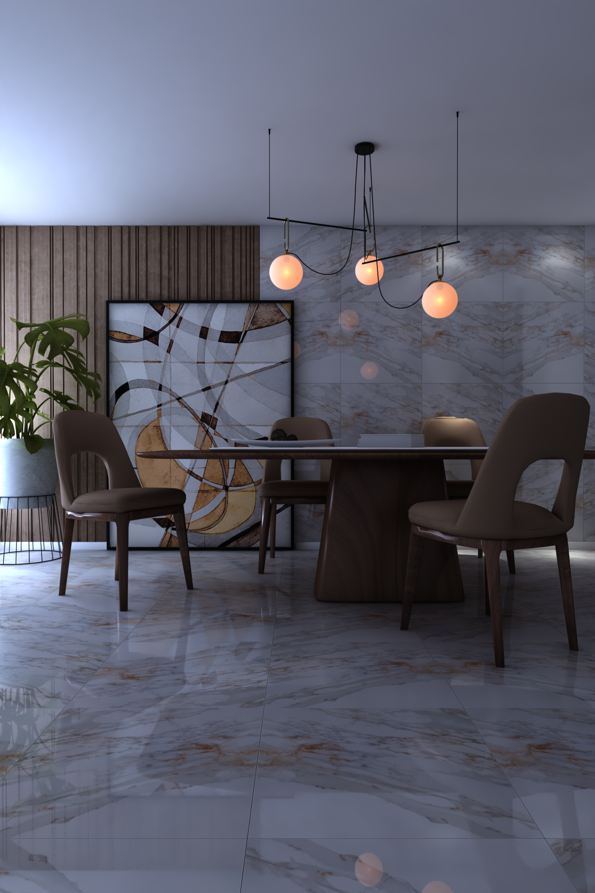 DINING SPACE - INTERIOR DESIGN-3