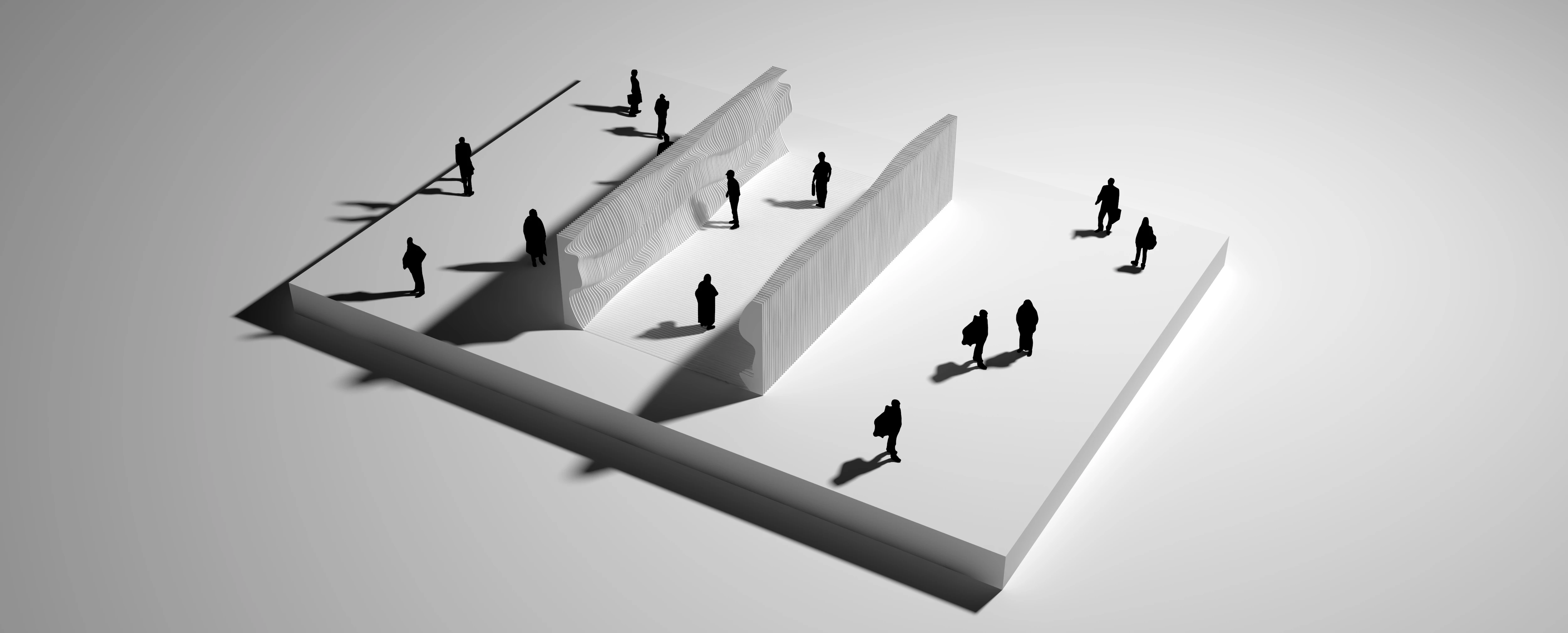 阿根廷木纹迷宫 · AABB 环保 MDF 家具展览馆-7