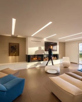 地窖变优雅别墅起居室丨意大利丨Salvatore Spataro Architetto