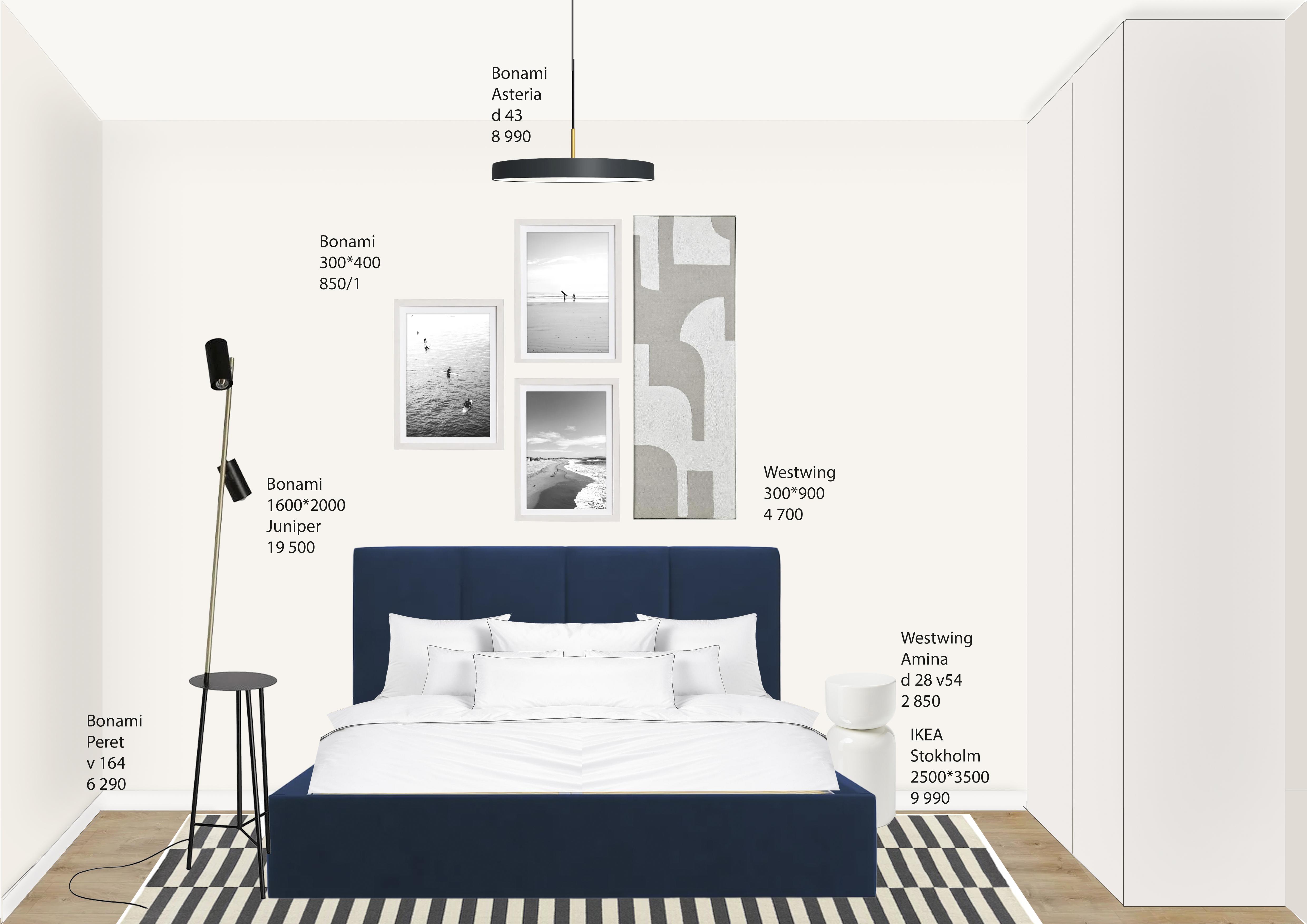 Concept collage for bedroom-1