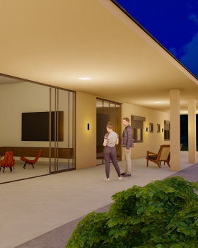 ÁREA DE LAZER - 3D MODEL