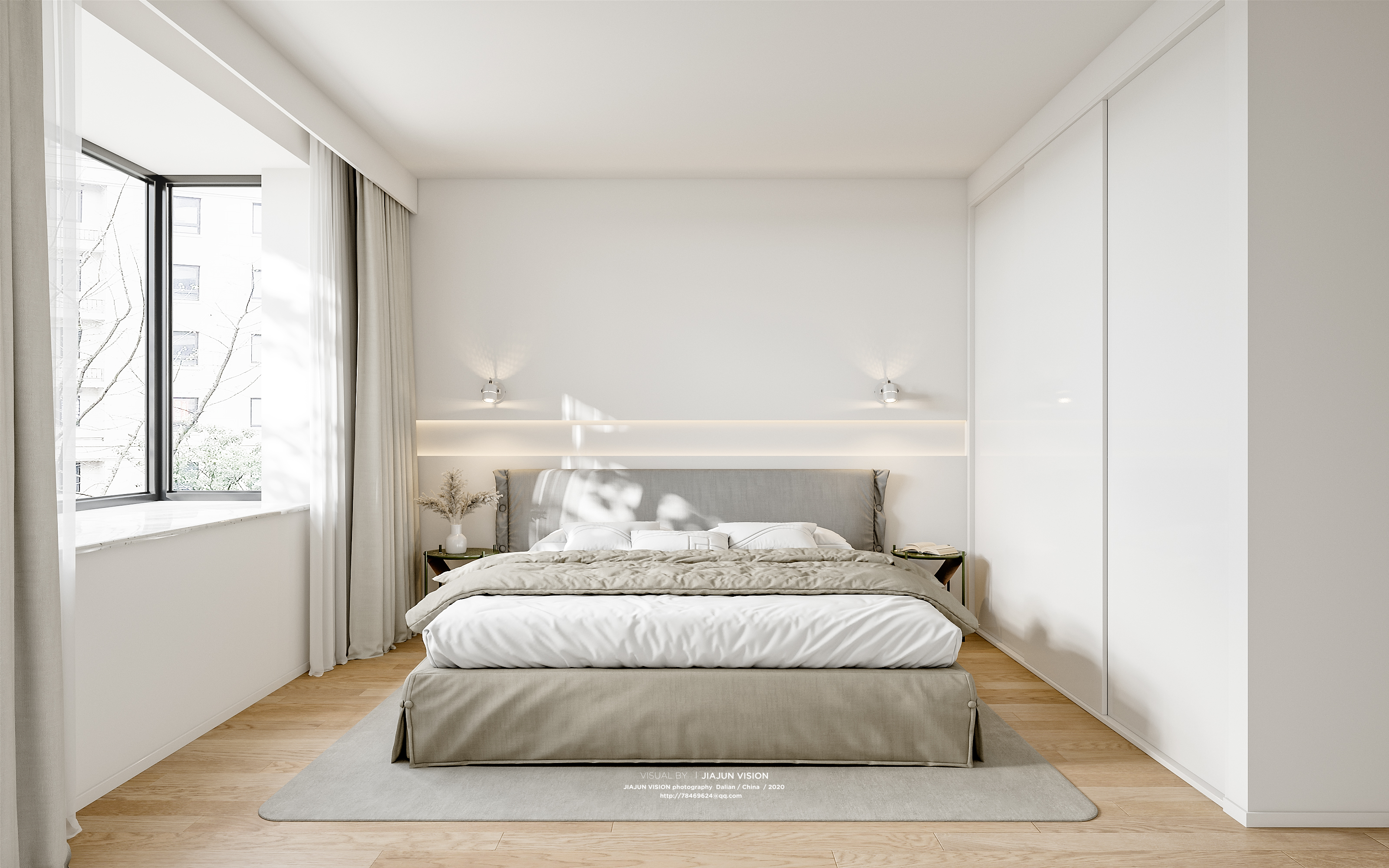 两套现代北欧风格效果图-9