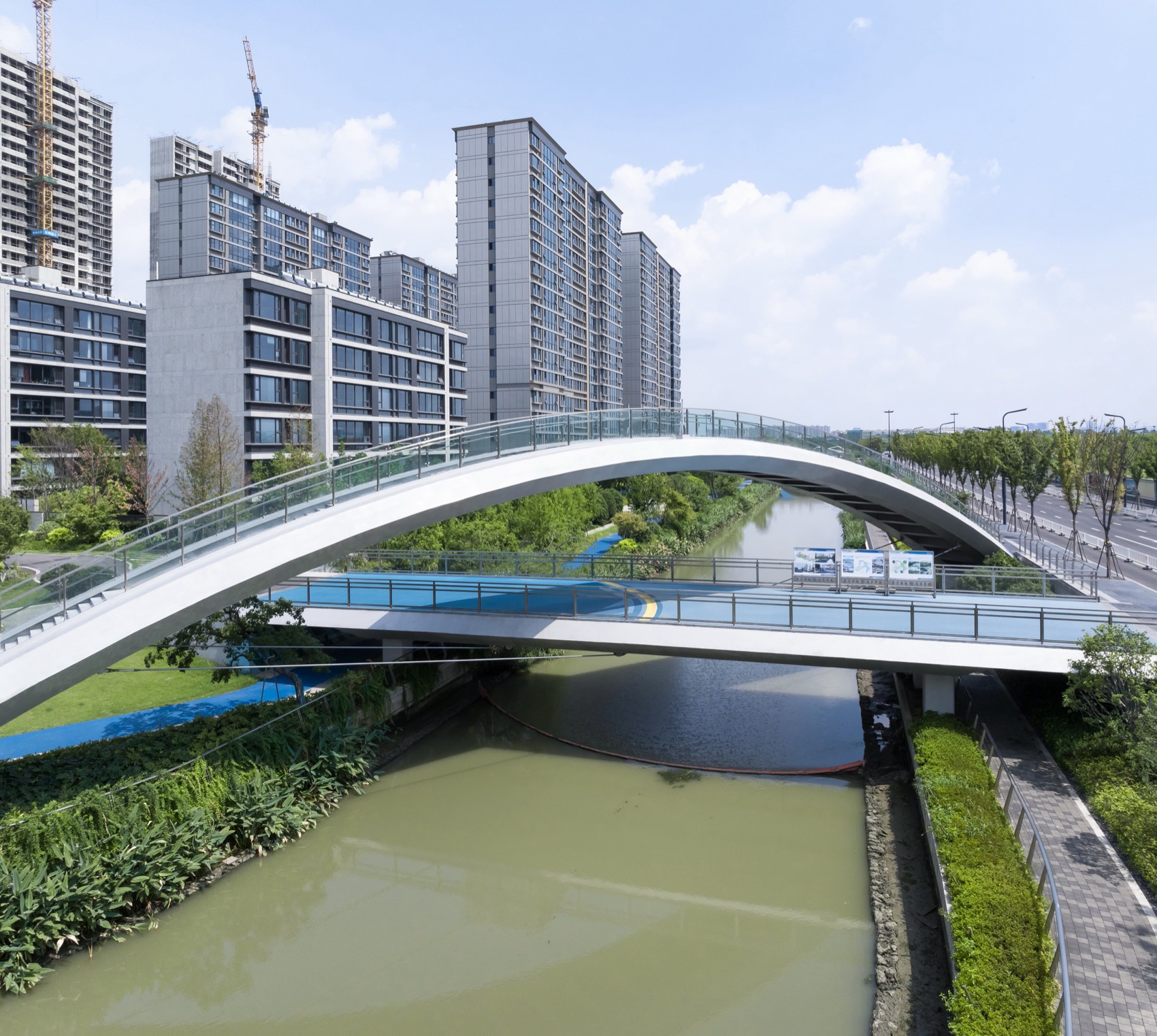 南京南部新城步行桥和车行桥丨中国南京丨NAN 建筑事务所+和作结构建筑研究所-80