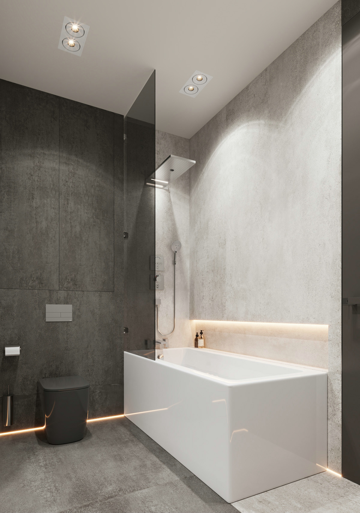 简约时尚单身公寓设计-45