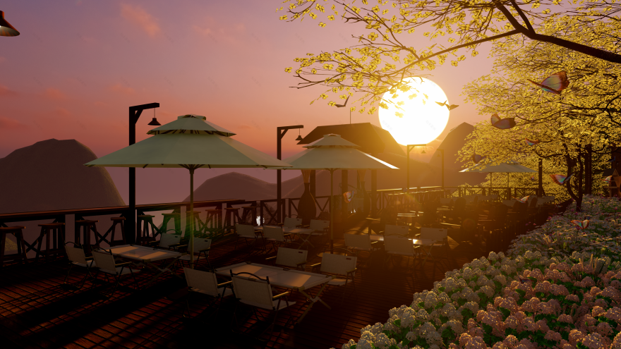 TAM DAO CLOUDY HILL 日落氛围咖啡场地景观设计丨越南-8