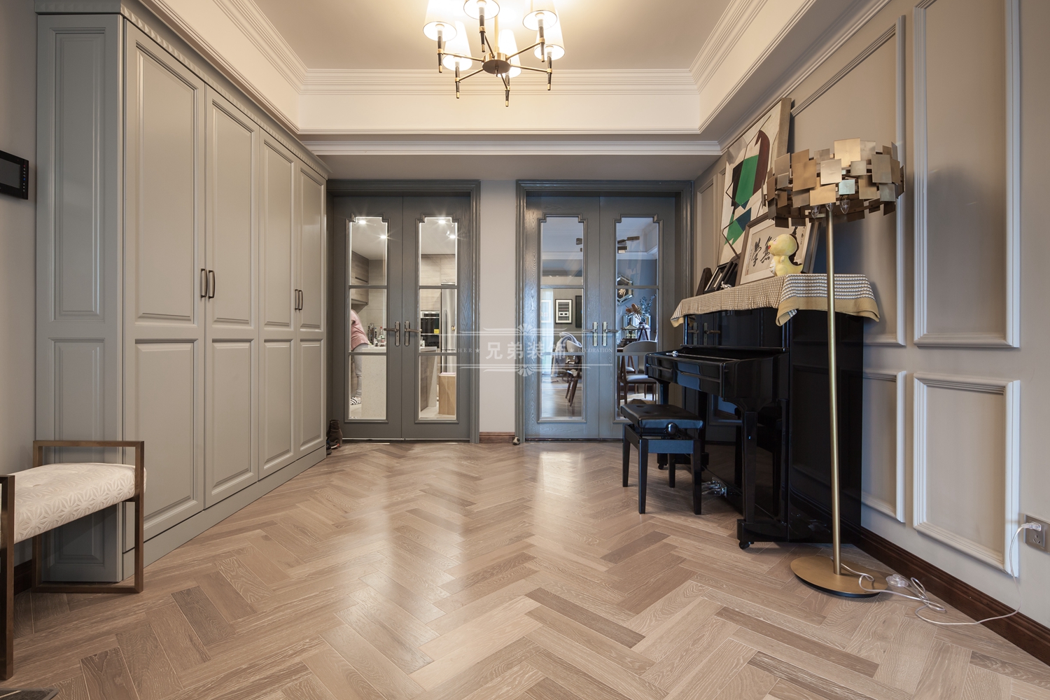 龙湖春森彼岸 150 平现代摩登美式装修设计-10