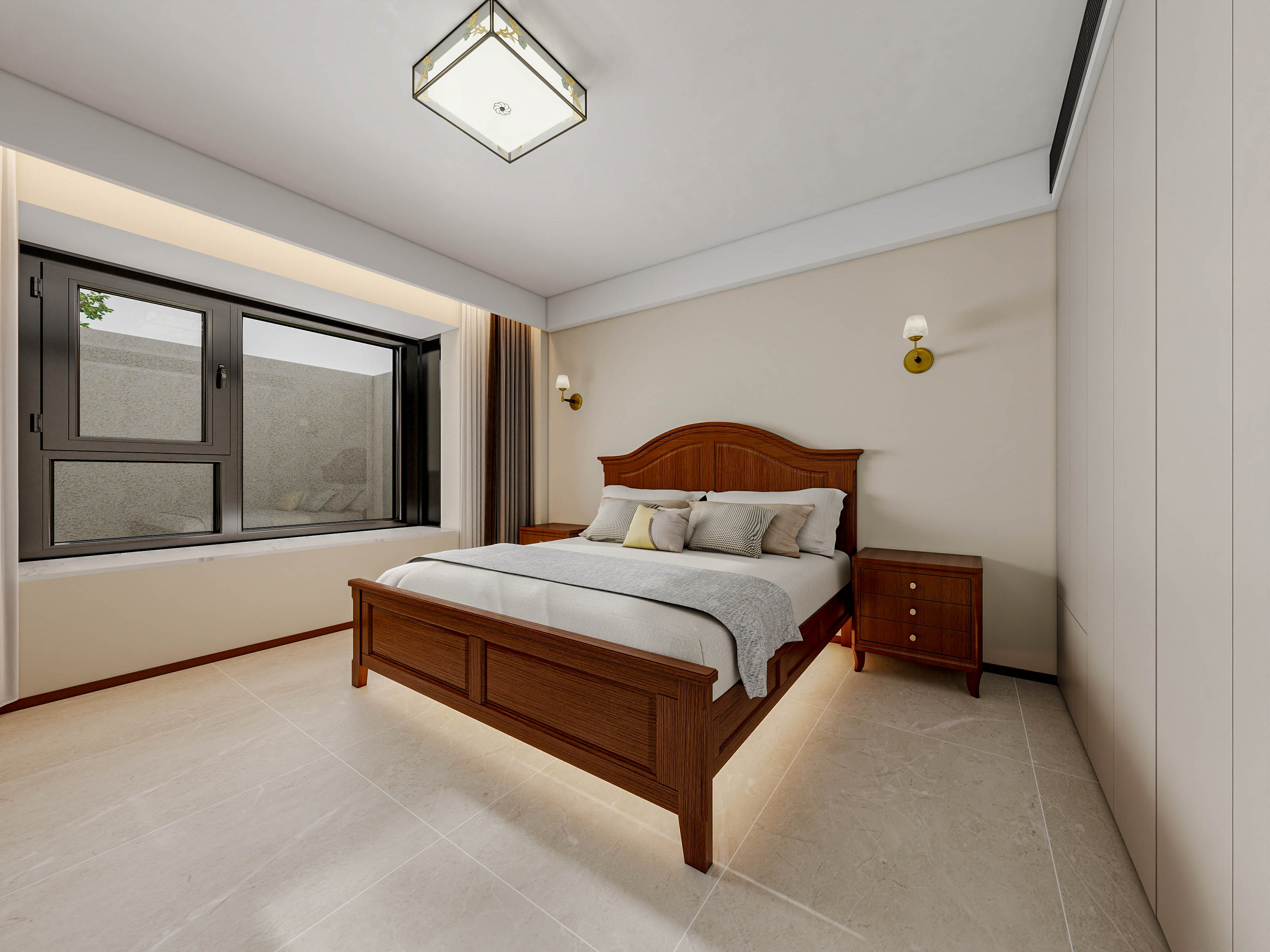 四川成都成都合院（376平方底跃简约中式三居室）-54