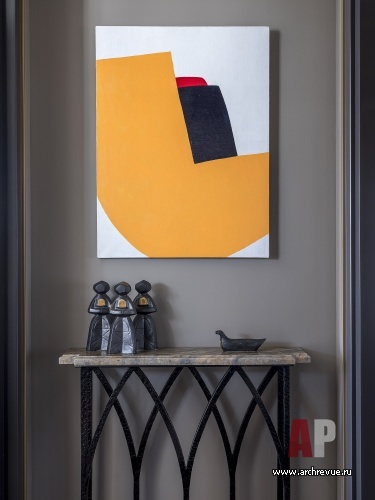 莫斯科西南角带全景窗可看莫斯科大学高楼的彩色公寓室内设计丨俄罗斯莫斯科丨Гончар Ольга,Лобынцева Софья-13