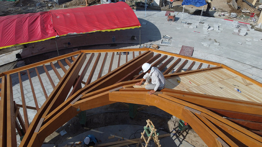 上海崇明中学校友亭丨中国上海丨上海绿建建筑设计事务所有限公司-12