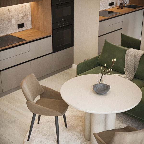 ID Svetlanovskiy小而温馨公寓丨俄罗斯圣彼得堡丨Kanelur Design-9