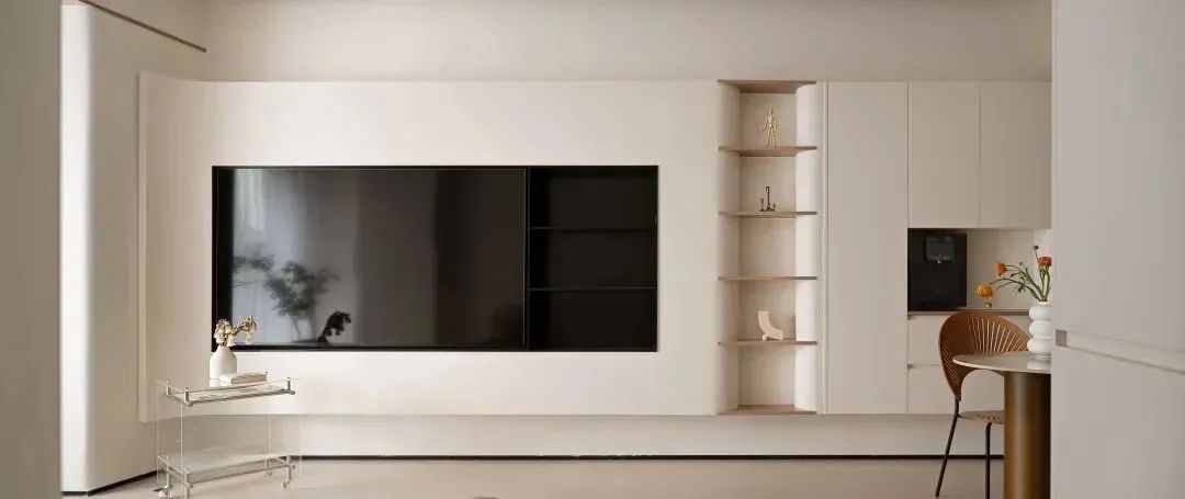 红瓦设计·实景案例丨131㎡精装改现代简约，双移门后居然暗藏玄机，这样设计多出两间房！-183