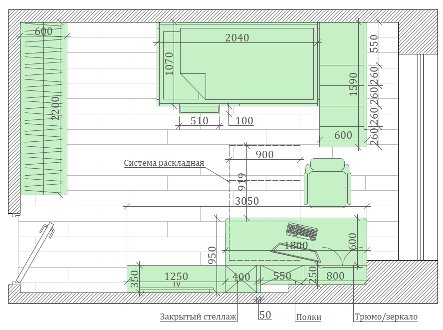 ≡ ➤ Дизайнерская мебель в детскую девочки 3,5 года ⋆ Фабрика мебели «Mamka™» ᐈ Эксперт детского пространства-8