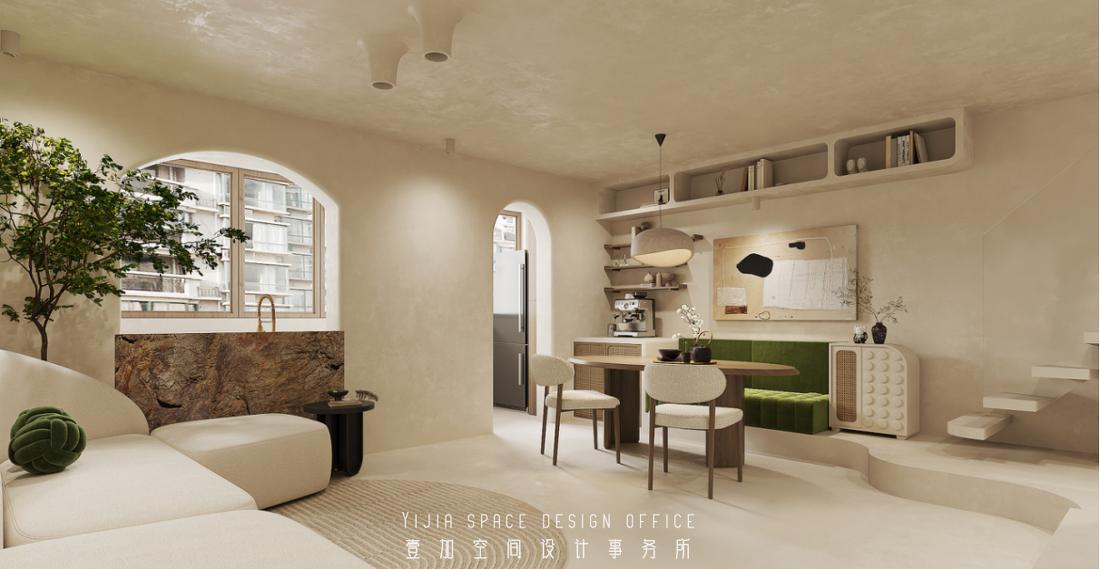 力源里暖色系小居设计-2