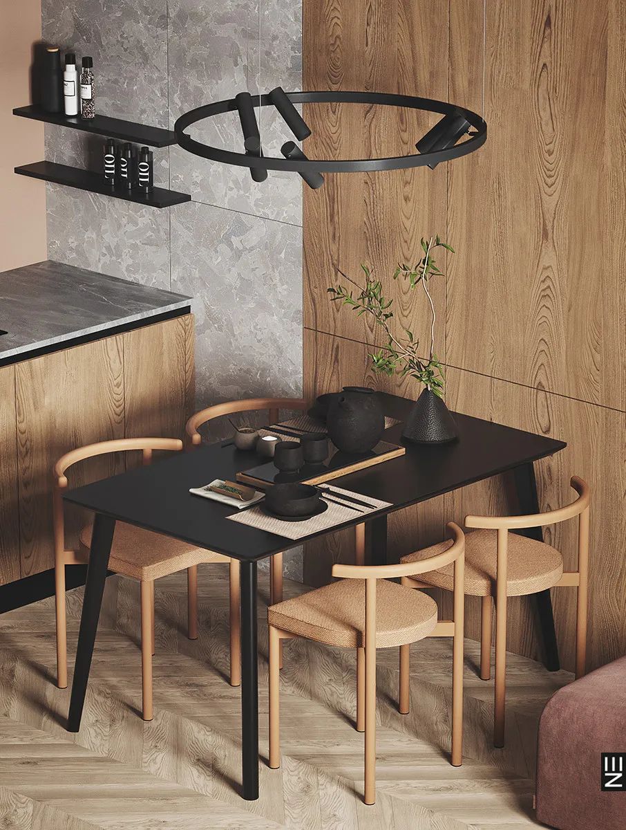 川谷堂 77㎡简约自然私宅丨Neapol Design-8