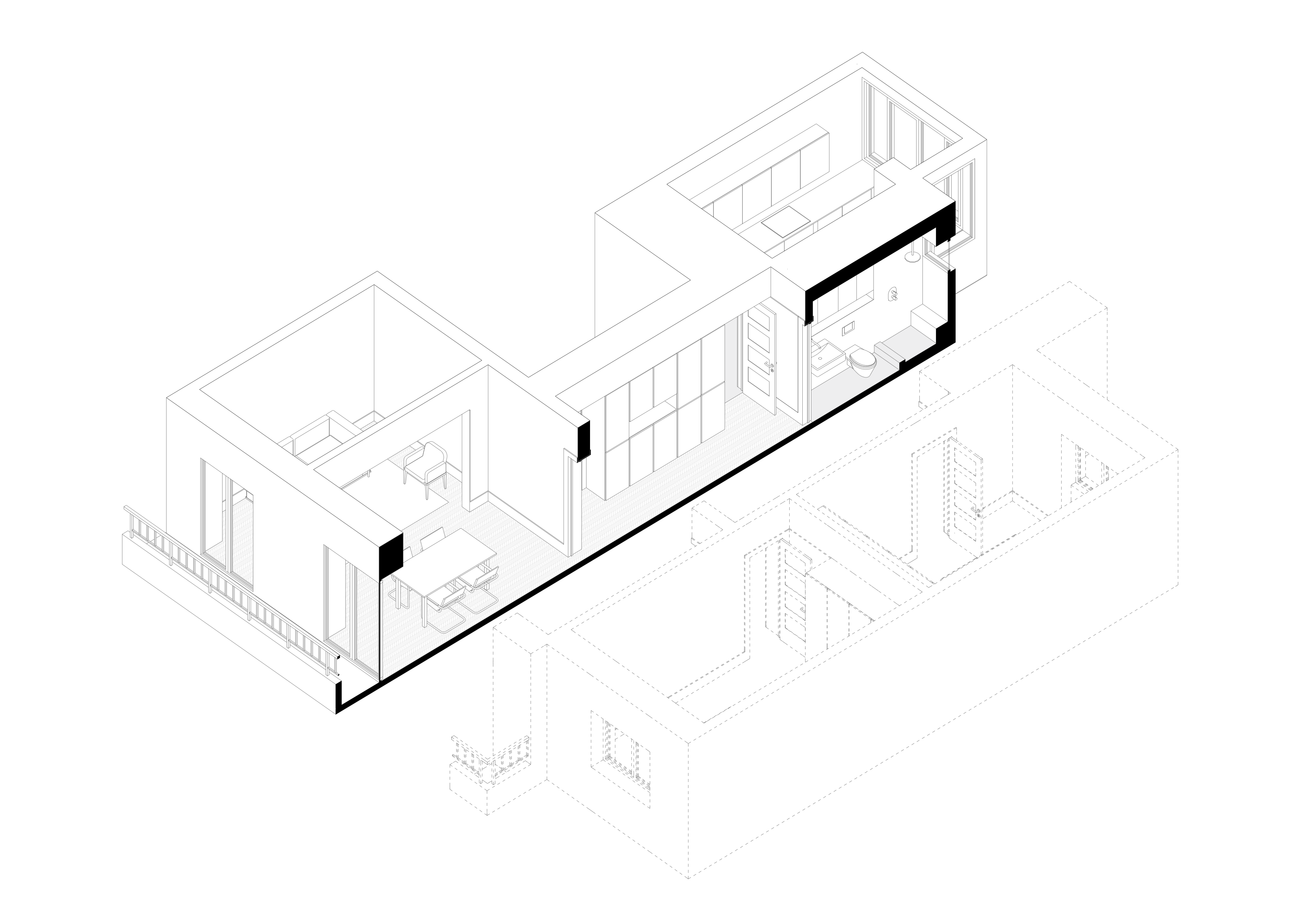 Galvao 公寓 | 核心空间重塑，色彩定义新身份-20