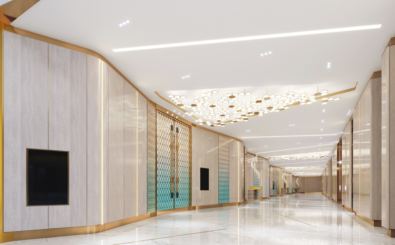 葫芦岛百大万美集团宴会厅——现代与传统交融的高端会议中心-6