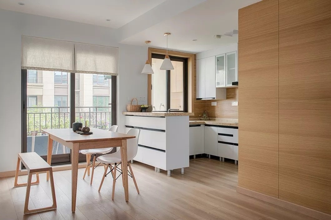 龙湖紫云台——108㎡原木风现代日式住宅  大可筑作设计-34