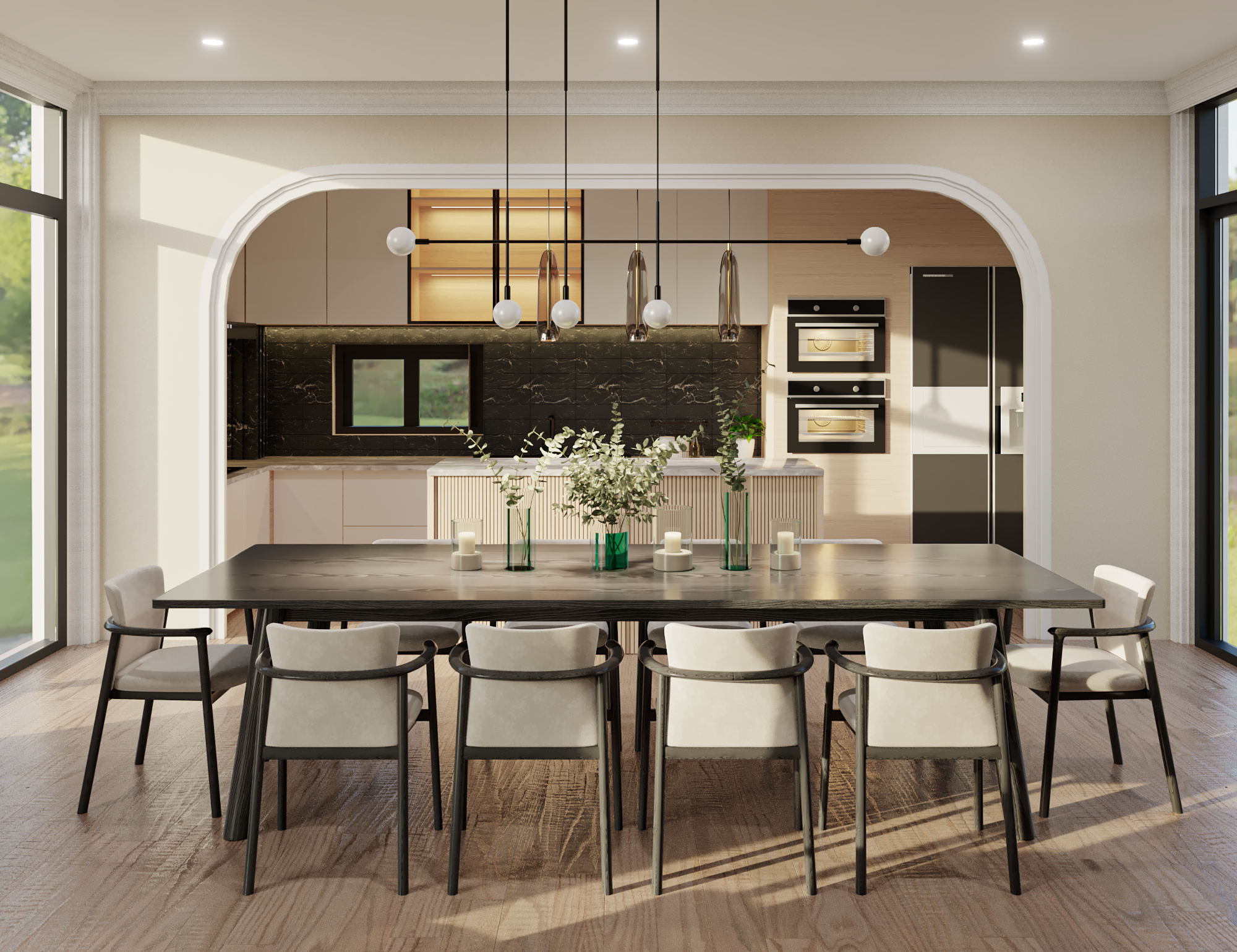 米色房子 / 浅褐色房子丨越南丨Ciosce Nguyen-8