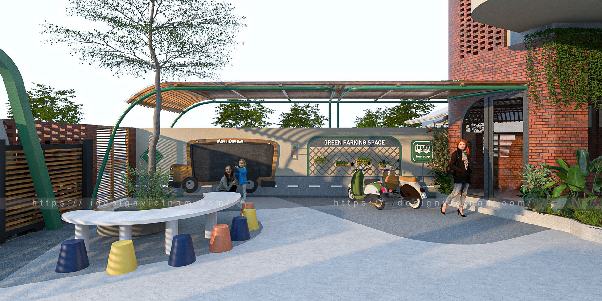 GREEN MONTESSORI（鸿基绿色蒙特梭利幼儿园）丨越南丨iDesign越南-11