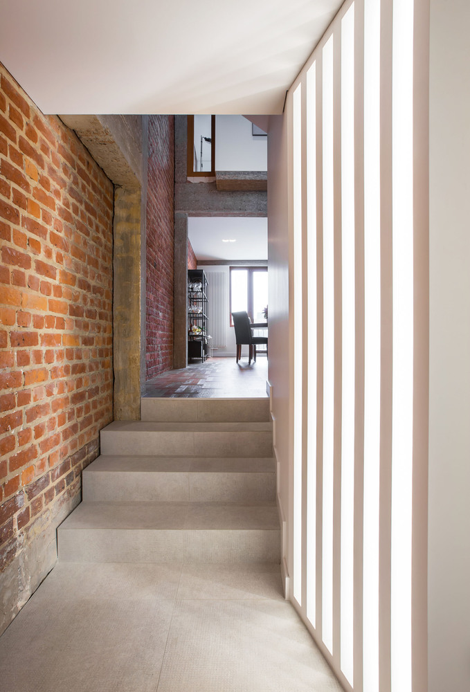 比利时布鲁塞尔 Brickwall 排屋翻新-53