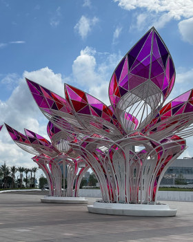 公共艺术-《橙彩凝香》