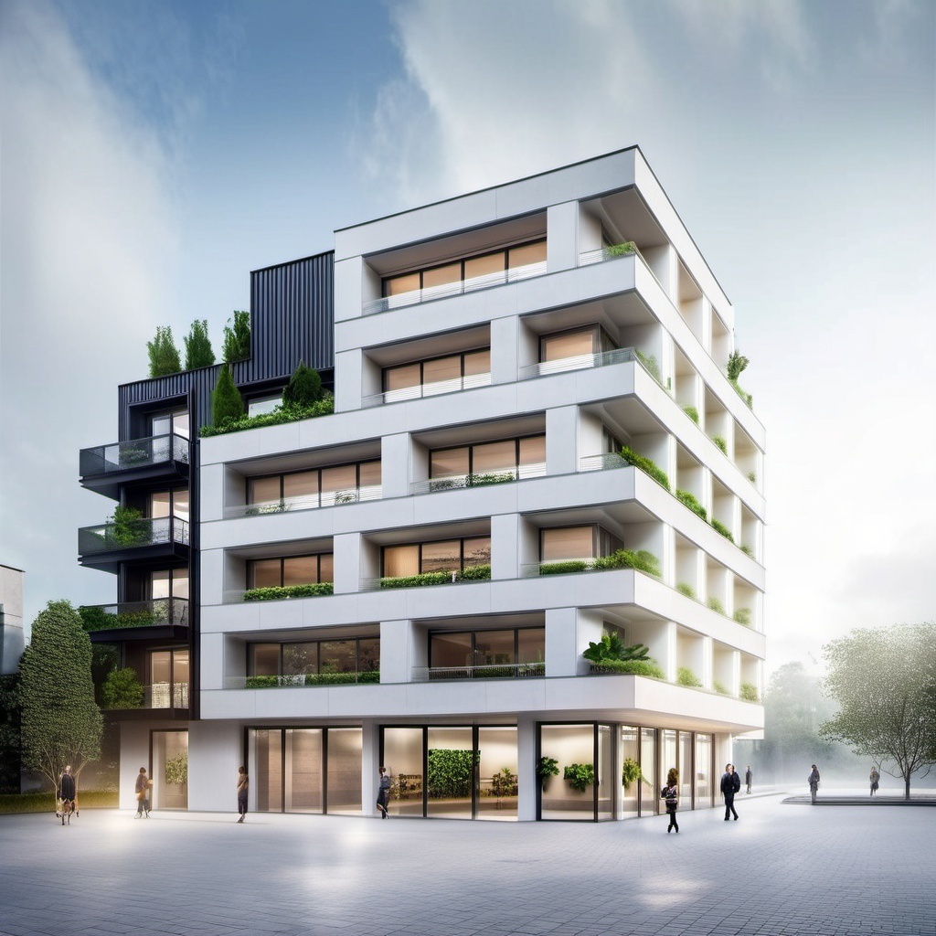 Blok mieszkalny z usługami na parterze Biała Podlaska-5