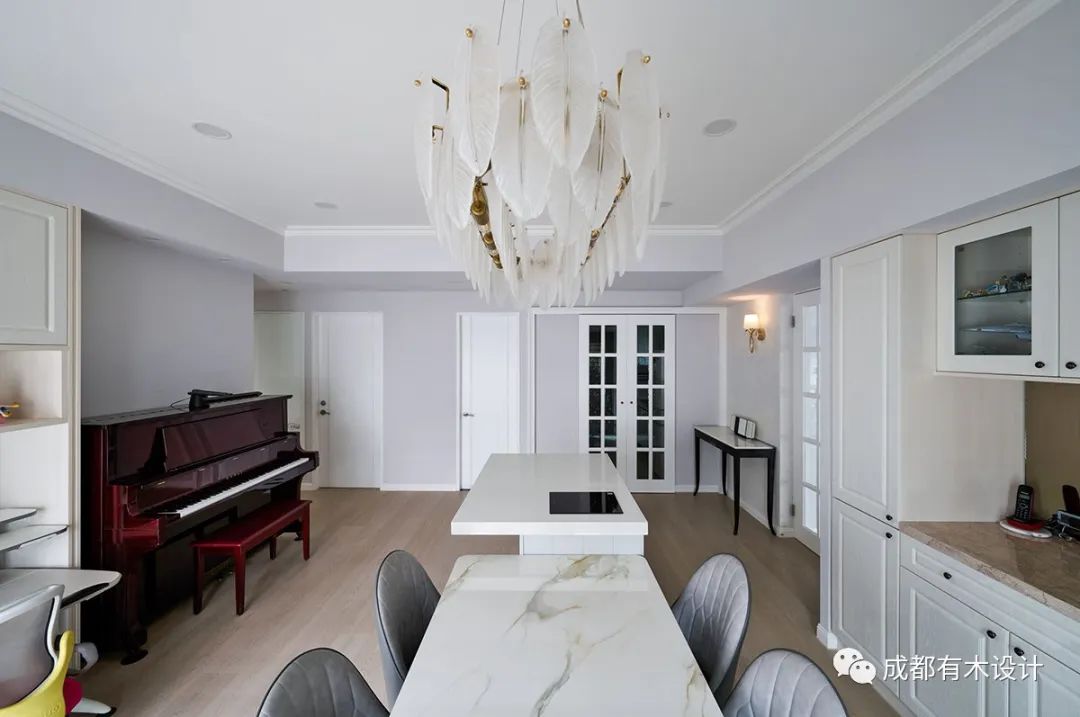 现代乡村风淡紫铃兰花色家邸设计丨欧德-15