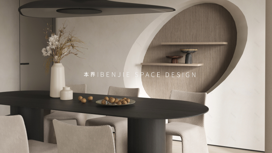 极简侘寂风住宅设计丨本界设计-15