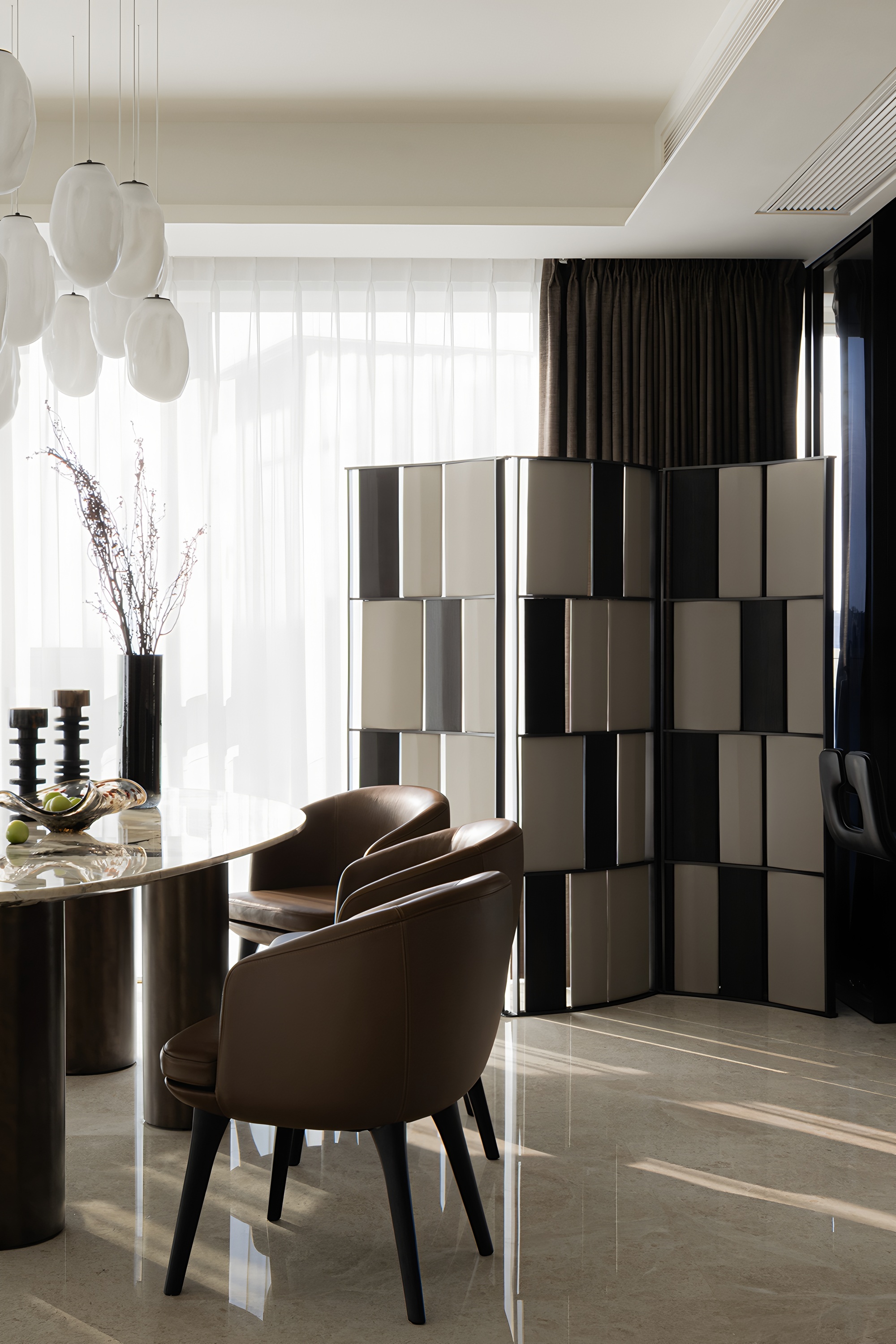 杭州345㎡简约大平层丨中国杭州丨力设计-14