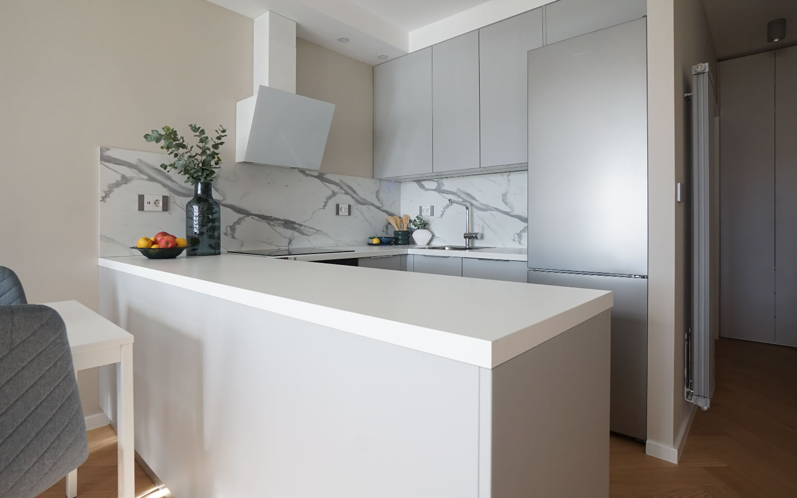 30㎡单身公寓厨房改造项目丨克罗地亚萨格勒布丨Nord销售展厅专业人员-17