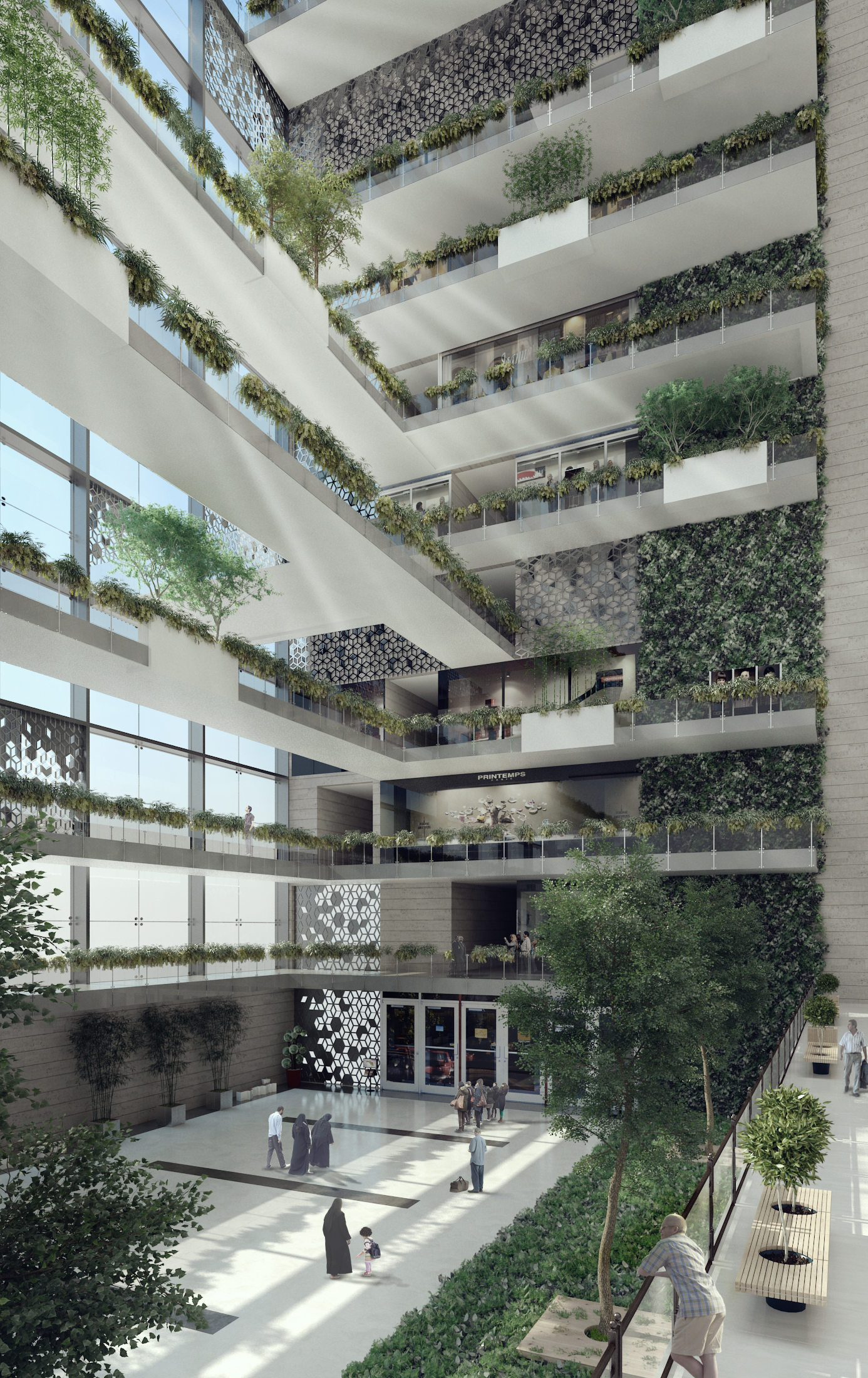 旧城新生的绿色综合体设计-19