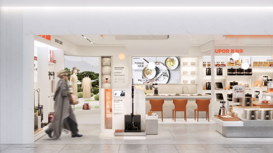 苏泊尔体验店 · 店与面创意设计丨中国西安丨店与面(广州)创意设计有限公司-14