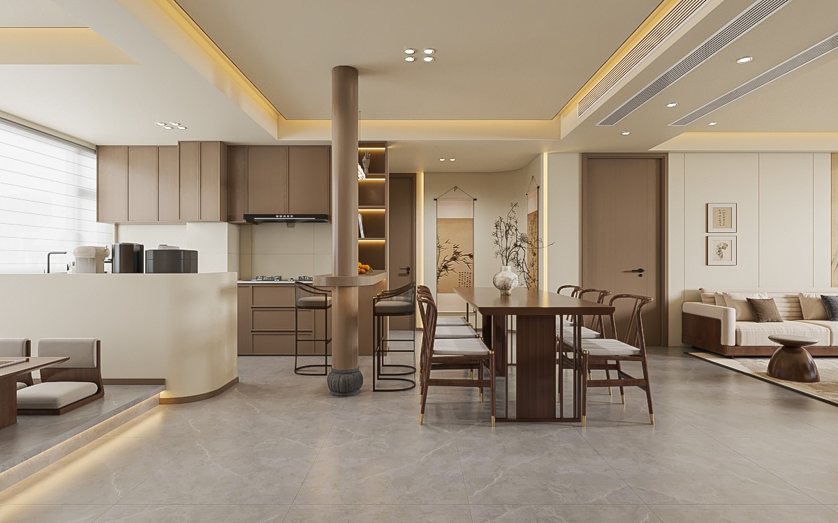 宋氏美学客餐厅效果图表现-2