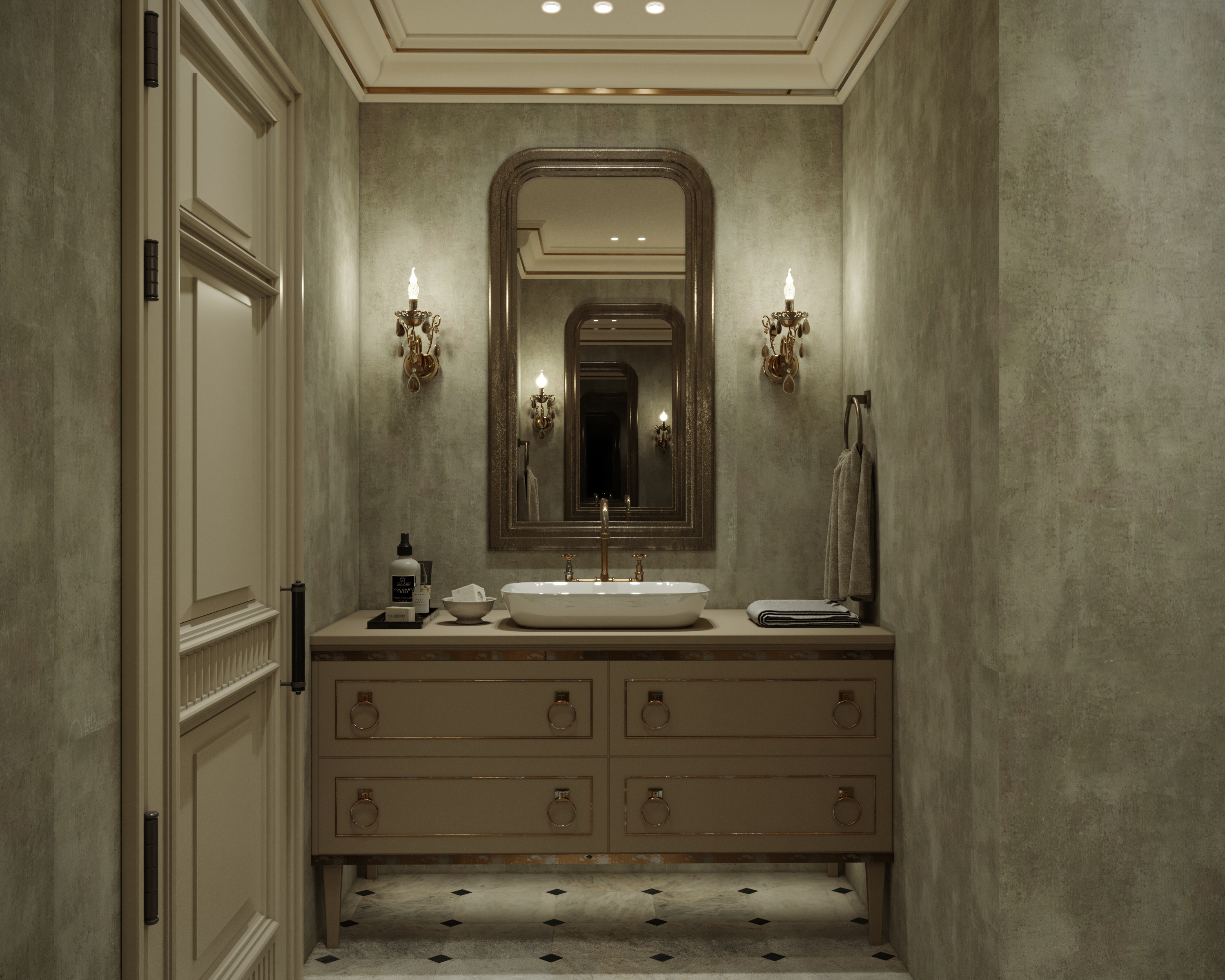 Powder room design-3